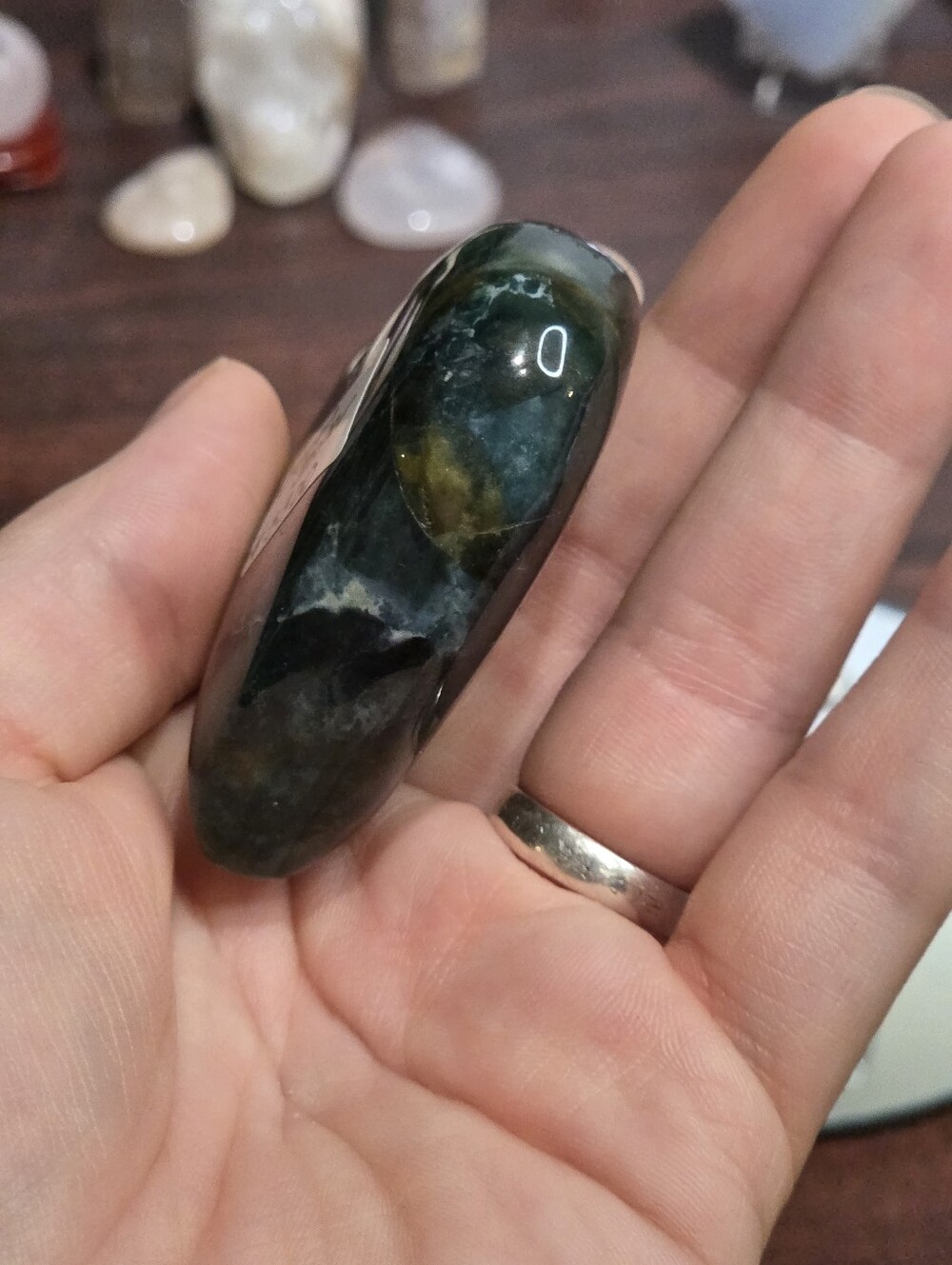 Ocean Jasper Heart - Picture 4 of 8